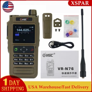 Handheld VR-N76 Walkie Talkie UV Dualband IP67 Bluetooth GPS Positioning US# - Picture 1 of 9
