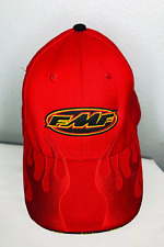 FMF Men's Cap  MotoX Dirt Bike BMX Racing Small/Medium Flex Fit Stretch Blk/Red