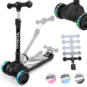 Kinderoller Kinderscooter Dreiradscooter mit LED Räder Cityroller ab 3 Jahre - Bild 1 von 42