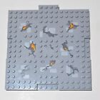 Lego 16 x 16 x 2/3 Grundplatte Risse & Lava Muster 10725 verlorener Tempel 15623pb003