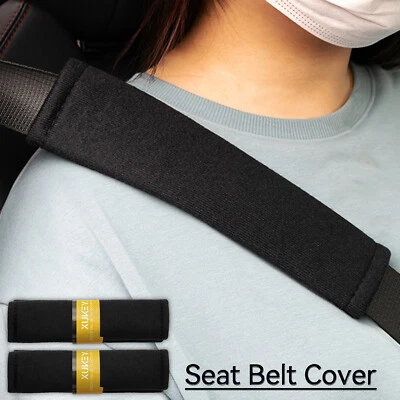 2x Universal Car Seat Belt Shoulder Pad Cover Strap Cushion Backpack Protector - Image 1 of 4