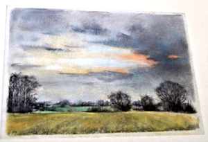 :FRANZ EHMKE *1928 -2018 BERLIN PASTELL EHEMALIGER FRIEDHOF BLANKENFELDE - Bild 1 von 4