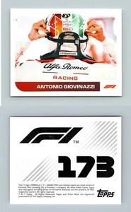 Antonio Giovinazzi #173 Formula 1 Season 2021 Topps Sticker - Picture 1 of 1