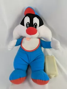 Tyco Talking Baby Sylvester Cat Plush 15 Inch 1996 Stuffed Animal Toy - Picture 1 of 12