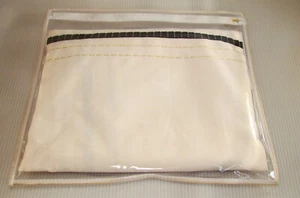 Mishkan Hatchelet Talit Tallit Tallis Talis BLACK NATURAL & GOLD 18 NWT Wool SET - Picture 1 of 12