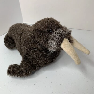 Dakin Pillow Pet Brown Walrus 12” Plush Stuffed Animal 1975 Realistic Vintage - Image 1 of 4