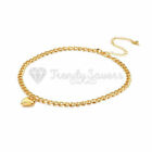Hypoallergenic Gold Silver Tone Heart Shaped Pendant Cuban Chain Charm Necklace