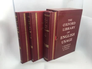 The Oxford Library of English Usage in three volumes (H/c 1990) - Picture 1 of 6