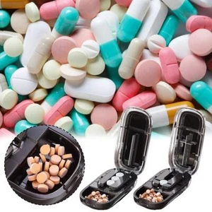 Adjustable Pill Cutter Splitter for Multiple Pills At A Time 1/2 1/4 Pill J3I0 - Foto 1 di 13