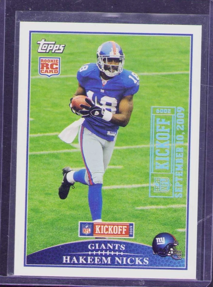 2009 Topps - #335 Hakeem Nicks (RC) Kickoff /2009 - Image 1 of 1