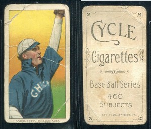 T206 Patsy Dougherty arm in air ~~ PR condition ~~ Cycle 460 rare back; tough