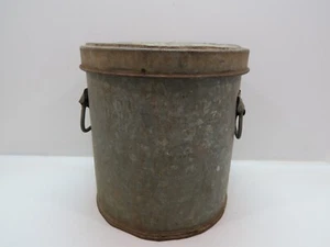 ENORME LATA HAINES OYSTER CO DE 13 PULGADAS SEATTLE WN LATA DE ACERO GALVANIZADO (G4A889C) - Imagen 1 de 9