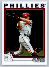 2004 Topps Chrome #1 Jim Thome Philadelphia Phillies Baseball Card