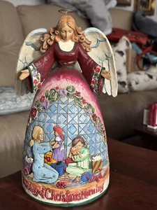 Neu im Karton Jim Shore Heartwood Creek 2006 The Joy Of Christmas Morning Angel - Bild 1 von 11