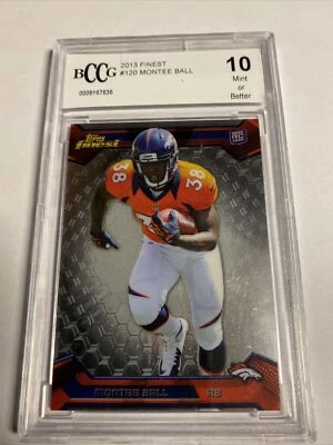 2013 Topps Finest Montee Ball #120 ROOKIE Card RC BCCG 10 - Image 1 of 4