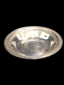 Vintage Reed & Barton #1203 Silverplate Bowl – Floral Edge – 6.25” Diameter  - Picture 1 of 3