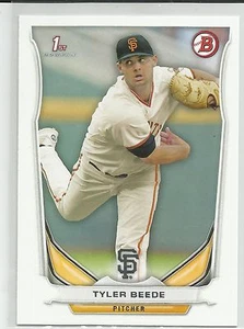 Tarjeta de draft de Tyler Beede San Francisco Giants 2014 Bowman - Imagen 1 de 2