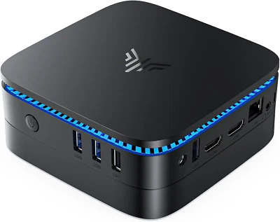 Mini PC Computers, AK1 PRO 12GB RAM 256GB SSD Mini Desktop Computer Intel Celero - Image 1 of 4