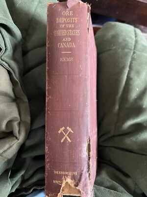 antique book, The Ore Deposits of the United States and Canada, 1906 - Image 1 of 4