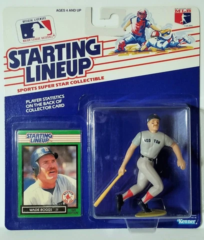 1989 Starting Lineup Wade Boggs Boston Red Sox SLU Kenner Sports Figure 01 Cover