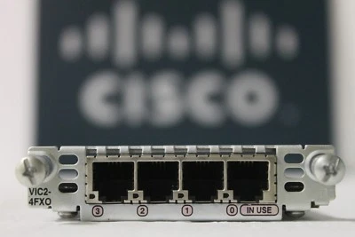 GENUINE Cisco VIC2-4FXO 4-Port Voice Interface Card for Routers w-Hologram - Image 1 of 3
