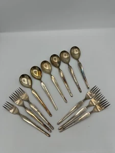 Drache Besteck/Menübesteck Solingen 12-Teilig,Suprasil 100 Silberauflage,Vintage - Bild 1 von 4