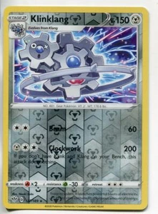 Pokemon TCG Darkness Ablaze Reverse Holofoil Rare Card #127 Klinklang - Picture 1 of 1