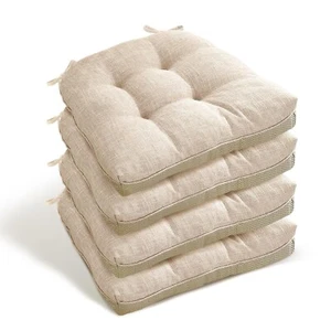 Chair Cushions for Dining Chairs 4 Pack, Indoor Kitchen Seat Cushions U Shape... - Picture 1 of 7