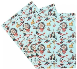 New Disney Store Mickey Mouse & Friends Festive Wrapping Paper 3 Sheets 100x70cm - Picture 1 of 5