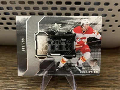 2023-24 SPx - Finite Rookies Jakob Pelletier /799 (RC) Calgary Flames 🔥🔥🔥 - Image 1 of 2