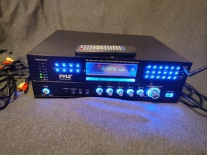 PYLE Home Audio Receiver Pre Amp 3000 Watt 4 Chan +Remote CD DVD AM FM USB Aux - Picture 1 of 12