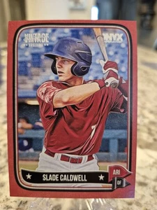 2024 Onyx Vintage Slade Caldwell/25 #OVSLCA Diamondbacks - Imagen 1 de 2