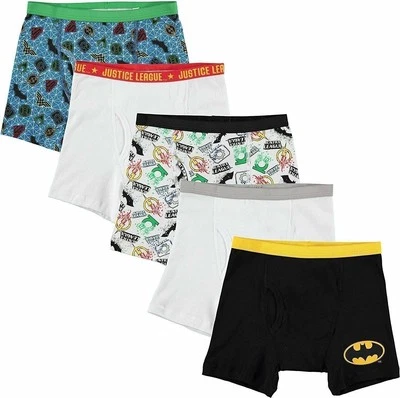 Pack de 5 calzoncillos boxer Justice League para niños Foto 1 de 2