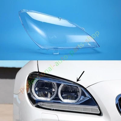 Cubierta de lente transparente para faros laterales derechos + pegamento para BMW Serie 6 M6 2012-2015 Foto 1 de 4