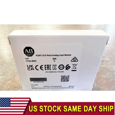 New  AB 1734-IE8C POINT I/O 8 Point Analog Input Module 1734IE8C US Free Tax - Image 1 of 4