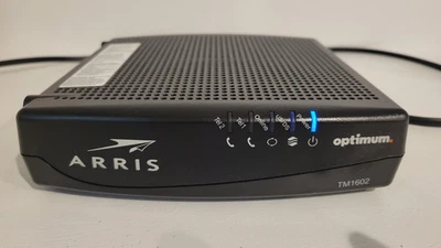 ARRIS TM1602A DOCSIS 3 FAST TELEPHONE MODEM (Optimum/Cablevision Approved ONLY!) - Image 1 of 3