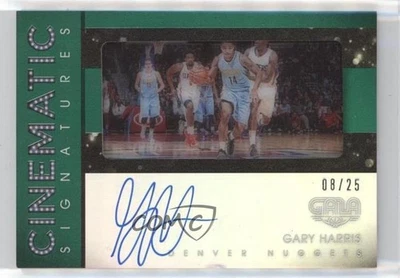 2015-16 Panini Gala Cinematic Signatures Jade/25 Gary Harris #CS-GHS automático Foto 1 de 2