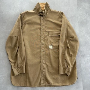 Post O'Alls Coverall Shirt Jacket L Stand Collar Thin Fabric Used - Picture 1 of 13