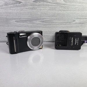 Panasonic LUMIX DMC-TZ9 12.1MP Digital Camera Black Charger Leica Tested - Picture 1 of 10