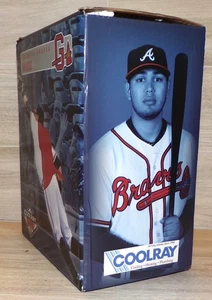 CAJA ABIERTA MLB BÉISBOL GWINNETT ATLANTA BRAVES STRIPERS RIO RUIZ MUÑECA CABEZA BOBBLE - Imagen 1 de 14
