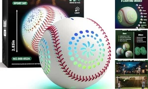 Light up Baseball with LED Rechargeable, 9 Lighting Modes Glow in The Dark - Picture 1 of 8