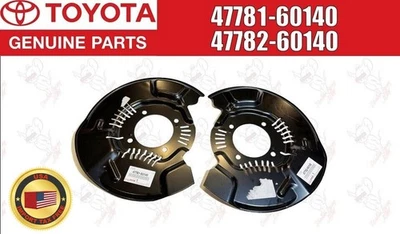 Toyota Lexus Genuin Land Cruiser COVER DISC BRAKE DUST, FRONT LH & RH Set OEM - Image 1 of 4
