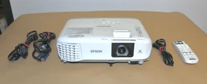 Epson PowerLite 109W 3LCD WXGA Projector 4000Lumens . Only 991-1196 Hours used - Picture 1 of 21