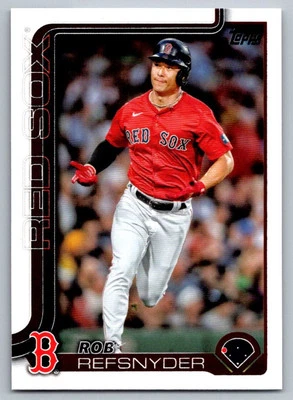 2025 Topps Rob Refsnyder Boston Red Sox #112 - Image 1 of 2