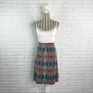 Falda midi Soybu multicolor estampada talla grande 3X - Imagen 1 de 7