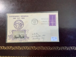 CROSBY US First Day Cover 852-1j - Picture 1 of 2