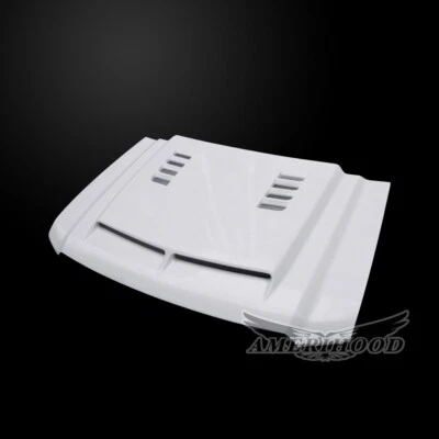 Fits 2015-2019 GMC Sierra 2500HD Type-E Style Functional Ram Air Hood Foto 1 de 4