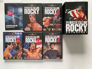 The Rocky Anthology 5 DVD Movie Set With DVD The Rocky road.. Sylvester Stallone - Picture 1 of 16