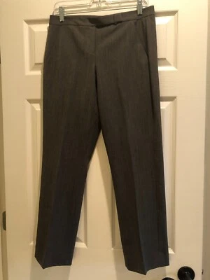 PANTALONES DE VESTIR ISDA & CO GRIS MEZCLA LANA CON BOLSILLOS NUEVOS SIN ETIQUETAS - TALLA 4 (más como un 8) Foto 1 de 4