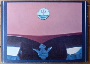 Maserati Merak Khamsin Indy 4900 Bora 1973 - Folleto de ventas del Reino Unido - Excelente estado - Imagen 1 de 2